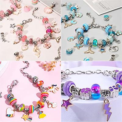Charm Bracelet Making Kit Girls - Beads For Jewelry Making Kit, Unicorns  Arts Crafts Gifts Set For Teen Girls Age 5 6 7 8-12, With A Portable  Bracele