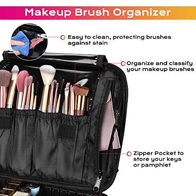 Byootique Makeup Brush Holder Case PU Cosmetic Organizer Travel