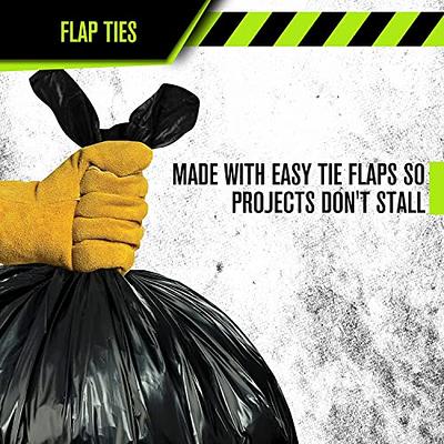 Aluf Plastics 55 Gallon Trash Bags Heavy Duty - (Huge) - 2.0 MIL Thick  (equiv) - 38 x 58 - Garbage Bags for Toter, Contractors, Lawn, Leaf, Yard  Waste, Kitchen, Industrial, Black, 50 Pack - Yahoo Shopping