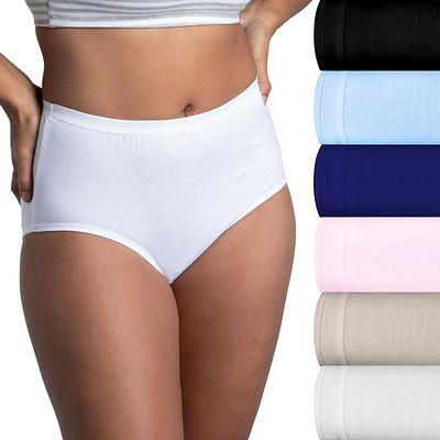 Women's Fruit of the Loom 6-Pack Signature Cotton Brief Panty Set 6DKBRAP,  Size: 10, Blue - Yahoo Shopping