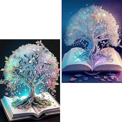 2Pack Tree of Life Diamond Painting Kits for Adults - Tree 5D Diamond Art  Kits, Full Drill