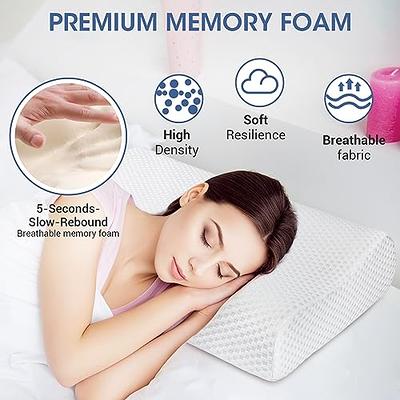 FAIORD Cervical Pillow for Neck Pain Relief,Contour Memory Foam