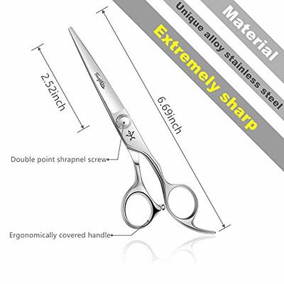 Motanar Professional Grooming Scissors for Personal Care Facial Hair  Removal and Ear Nose Eyebrow Trimming Stainless Steel Fine Straight Tip  Scissors