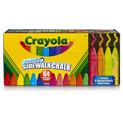 16 Pack Jumbo Sidewalk Chalk - Box Set - Assorted Colors