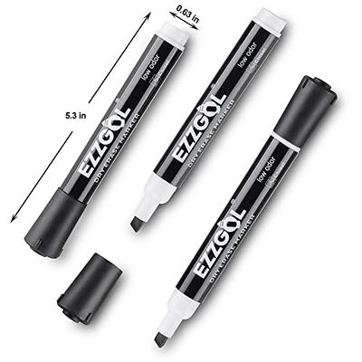 Ezzgol Dry Erase Markers Bulk, 72 Pack Black Low Odor Whiteboard