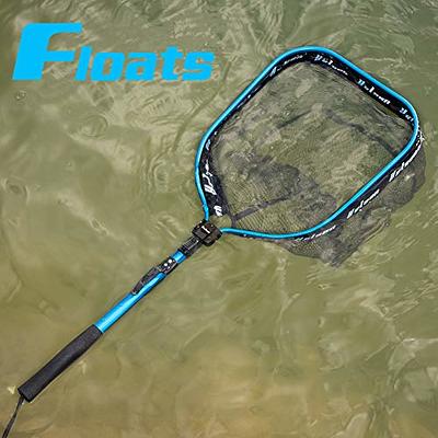 YVLEEN Floating Fishing Net - Folding Fishing Landing Net with Rubber  Coating Mesh for Easy Fish Catch and Release, Fishing Net for Freshwater  and Saltwater - Yahoo Shopping
