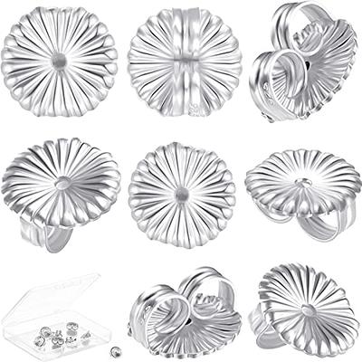 BEADNOVA 925 Sterling Silver Earring Backs Butterfly Earring Backing for  Studs Locking Earring Backs Hypoallergenic Earring Backings Replacement Secure  Earring Backs for Posts (12 pcs) - Yahoo Shopping