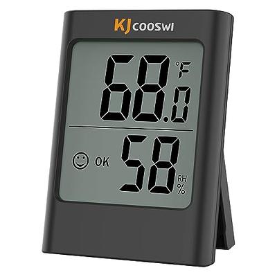 Humidity Gauge, 2 Pack Indoor Thermometer for Home Digital