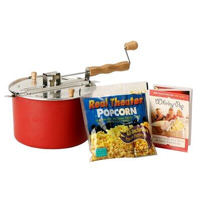 Wabash Valley Farms Stainless Steel Whirley Pop Popper Popcorn Popping  Favorite Gift Set