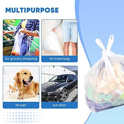 Camtoms Large Plastic Shopping Bags with Handles | Plastic Shopping Bags  for Small Business | Boutique Bags | Large Plastic bags with Handles 