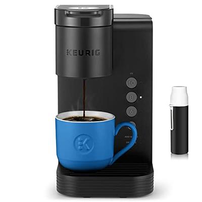 Mixpresso 2 in 1 Coffee Brewer, Single Serve and K Cup Compatible & Ground  Coffee,Compact Size Mini Coffee Maker, Quick Brew Technology (14 oz)  (black)