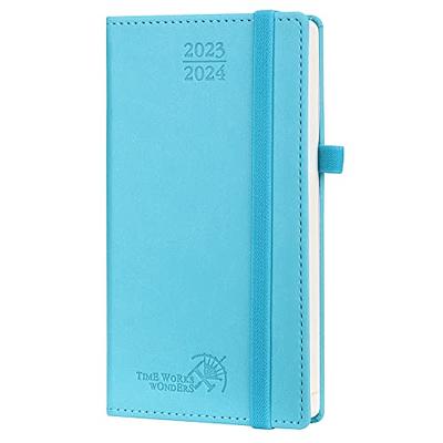 POPRUN Planner 2023-2024 Pocket Size (3.5'' x 6.5'') 17 Months Academic  Calendar (Aug.2023 - Dec.2024), Weekly & Daily Appointment Book for time  Management, Leather Hard Cover - Blue Green - Yahoo Shopping