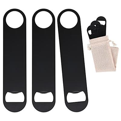  3 Pieces Magnetic Bottle Openers Can Opener Classic Beer Opener  Stainless Steel Small Bottle Opener Can Tapper with Magnet for Camping and  Traveling HANCELANT: Home & Kitchen