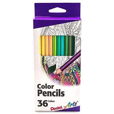 Pentel Arts Color Pen Fine Point Color Markers 36 Pkg Assorted Colors