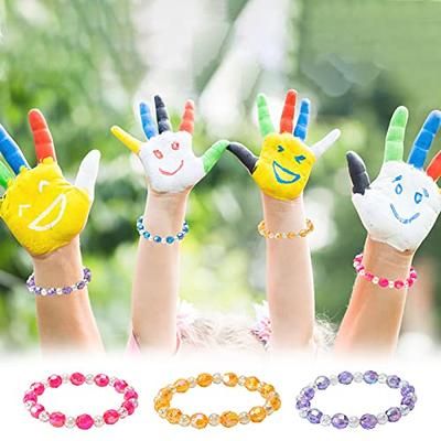  Zifengcer 12Pcs Beaded Bracelets Kids Bracelet for Girls  Princess Bracelets Rainbow Jewelry for Teen Girls Stretchy Bracelets Party  Favors Gifts : Toys & Games