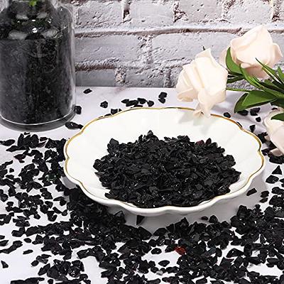 Crushed Glass for Crafts Broken Glass Pieces Decorative Reflective Tempered  Crushed Mirror Pieces Vase Filler Crush Glass for Vase Pool, Bar, Fish