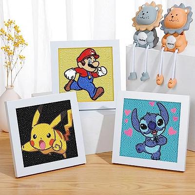  Diamond Painting Kits for Kids, 4 Pack Diamond Art for Kids  Beginners, Kids Diamond Painting Kits, 5D DIY Diamond Painting Big Gem Full  Drill Diamond Dots for Children Ages 6-8-9-12（6X6in