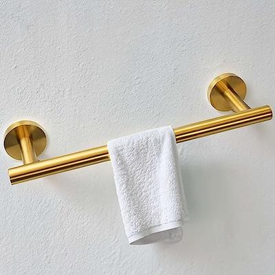 NearMoon Bathroom Towel Bar, Bath Accessories Thicken Stainless Steel  Shower Towel Rack for Bathroom, Towel Holder Wall Mounted (Brushed Gold, 12  Inch) 