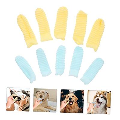 Pet Finger Brush Puppy Toothbrush Soft Brush Dog Cat Cleaning Supplies /