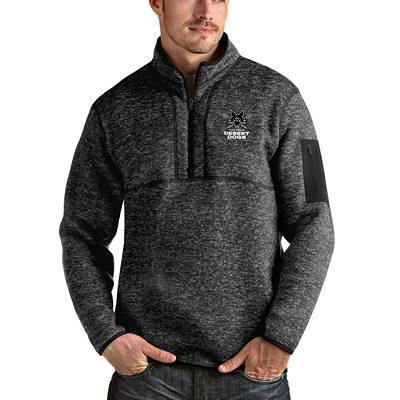 Men's Antigua Black Las Vegas Raiders Victory Full-Zip Hoodie 