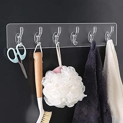 RensanR Adhesive Hooks,Hooks for Hanging Heavy Duty Wall Hooks Self  Adhesive Towel Hook Waterproof Hooks for Keys Bathroom Shower Outdoor  Kitchen Door Home Improvement Sticky Hooks - Yahoo Shopping