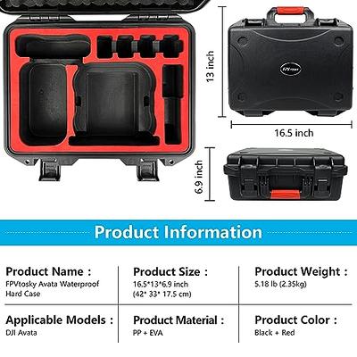 FPVtosky Hard Case for DJI Avata (DJI Goggles V2 / Goggles 2 / Goggles  Integra), Waterproof Carrying Case for Avata, DJI Avata Accessories Case  for DJI Motion/RC Motion 2 / FPV Remote Controller 2 - Yahoo Shopping
