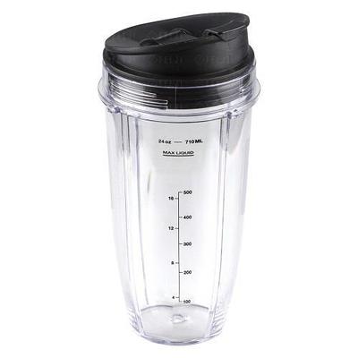 24 Oz Cup With Sip & Seal Lid Replacement Compatible With Nutri