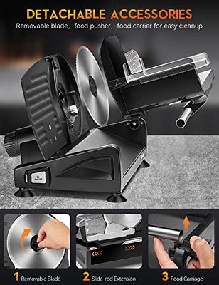 MIDONE Meat Slicer Blade 7.5'' Stainless Steel, Food Slicer