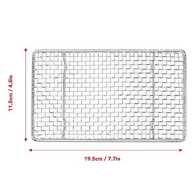 1PC Stainless Steel Roasting Rack Cooling Rack Baking Rack Rust Proof Rack  Thick Wire Grid Oven Rack Cookie Rack Bread Rack for Oven and