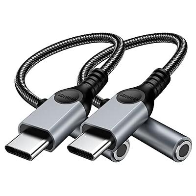 USB-C Type C Adapter Port to 3.5MM Aux Audio Jack Earphone