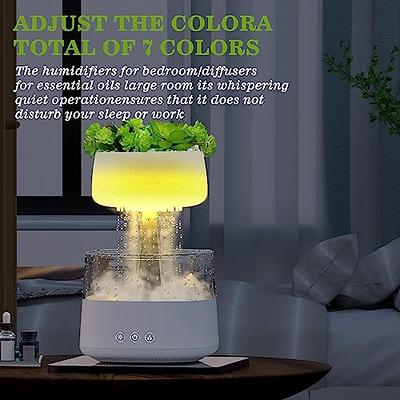 Essential Oil Diffusers, Aromatherapy Diffuser for Home, Grass Plants with  Raining Artificial Night Light, Humidifiers for Bedroom, Water Drop Sound  for Relaxing Sleeping Mood - Yahoo Shopping