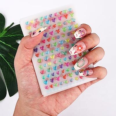 5 Sheets Flower Nail Art Stickers Cute Colorful Jelly Nail Stickers 5D  Embossed Self Adhesive Gummy …See more 5 Sheets Flower Nail Art Stickers  Cute