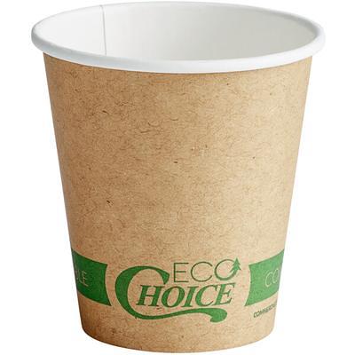 EcoChoice 24 oz. Kraft Compostable Paper Hot Cup - 25/Pack