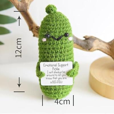 Handmade Emotional Support Pickled Cucumber Gift, Cute Handmade Crochet Emotional  Support Pickles, Office Home Ornament (1) - Yahoo Shopping