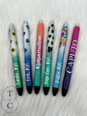 Set of 5 Days of the Week Glitter Epoxy Gel Pens, Sassy Epoxy Glitter Gel  Pens, Funny Gel Pen, Adult Humor Gel Pen, Inkjoy Brand, Custom 