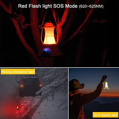 Becomlight LED Camping Lantern Rechargeable 3000~8000K: Cute Retro Handheld Portable Lanterns Outdoor, 5000mAh Battery Powered Dimmable Em