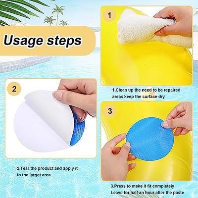 Outus 24 Pcs Self Adhesive Pool Liner Repair Patch Kit Vinyl