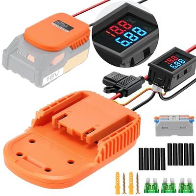 For Black & Decker 20V Lithium Battery Adapter to RIDGID AEG 18V