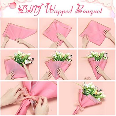  Flower Wrapping Paper Waterproof Bouquet Paper Floral