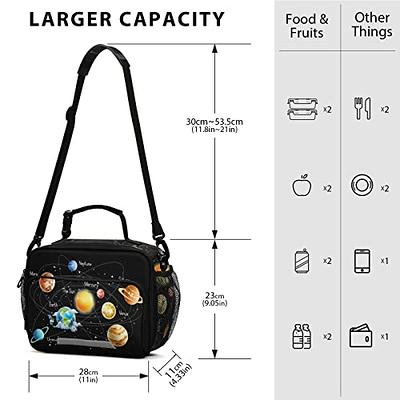 Marble Lunch Bag For Women Girls Insulated Lunch Tote Bags