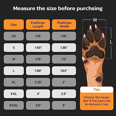 BEAUTYZOO Dog Paw Protectors Grip Pads Anti-Slip Traction for Small Medium  Large Dogs on Hardwood Floors Hot Pavement, Dog Grip for Senior Dogs Injury