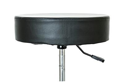 Footstool on Wheels, 15-20 Height Adjustable, Rolling Stool Foot