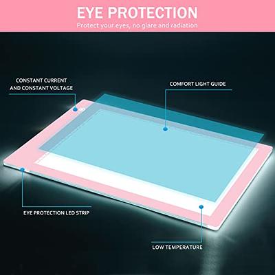 Rechargeable A4 Light Pad for Tracing, USB Powered Light Table