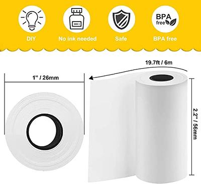 10 Rolls Print Paper for Kids Instant Print Camera Refill Print Paper Works  with MINIBEAR VTech Kidizoom Camera,Thermal Paper Fit for Most Kids