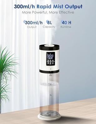 Humidifiers for Bedroom, Rapid Mist, 8L Cool Mist Humidifiers for Large  Room, 7 Color Ambient Light, Humidifier with Essential Oil Diffuser, Quiet,  Sleep Mode, Ideal for Bedroom, Livingroom - Yahoo Shopping