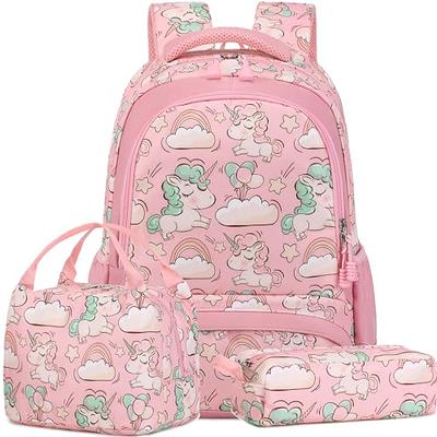 School Backpacks Lunch Box Girl, Elementary Girl School Backpack