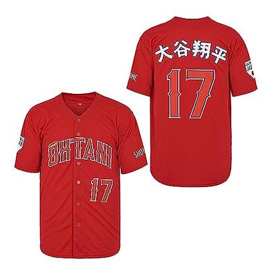 ohtani jersey red
