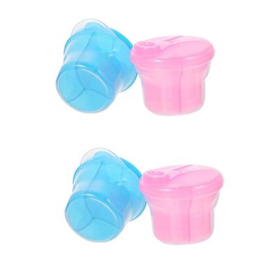 Toddmomy 2pcs Portable Milk Powder Box Baby Formula Powder