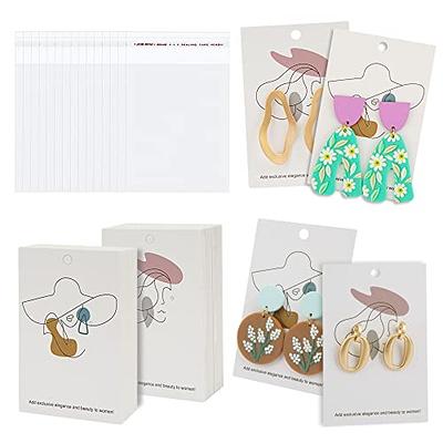 50Pcs Keychain Display Card Hanging-Keychain Packaging Selling Card  Keychain 