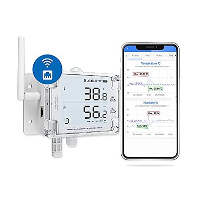 UbiBot GS1-PL4G1RS Cloud-based Wifi, Cellular and GPS Temperature Sensor, Wireless Temperature and Humidity Monitor